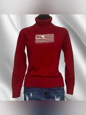 Vtg Polo Jeans Sweater